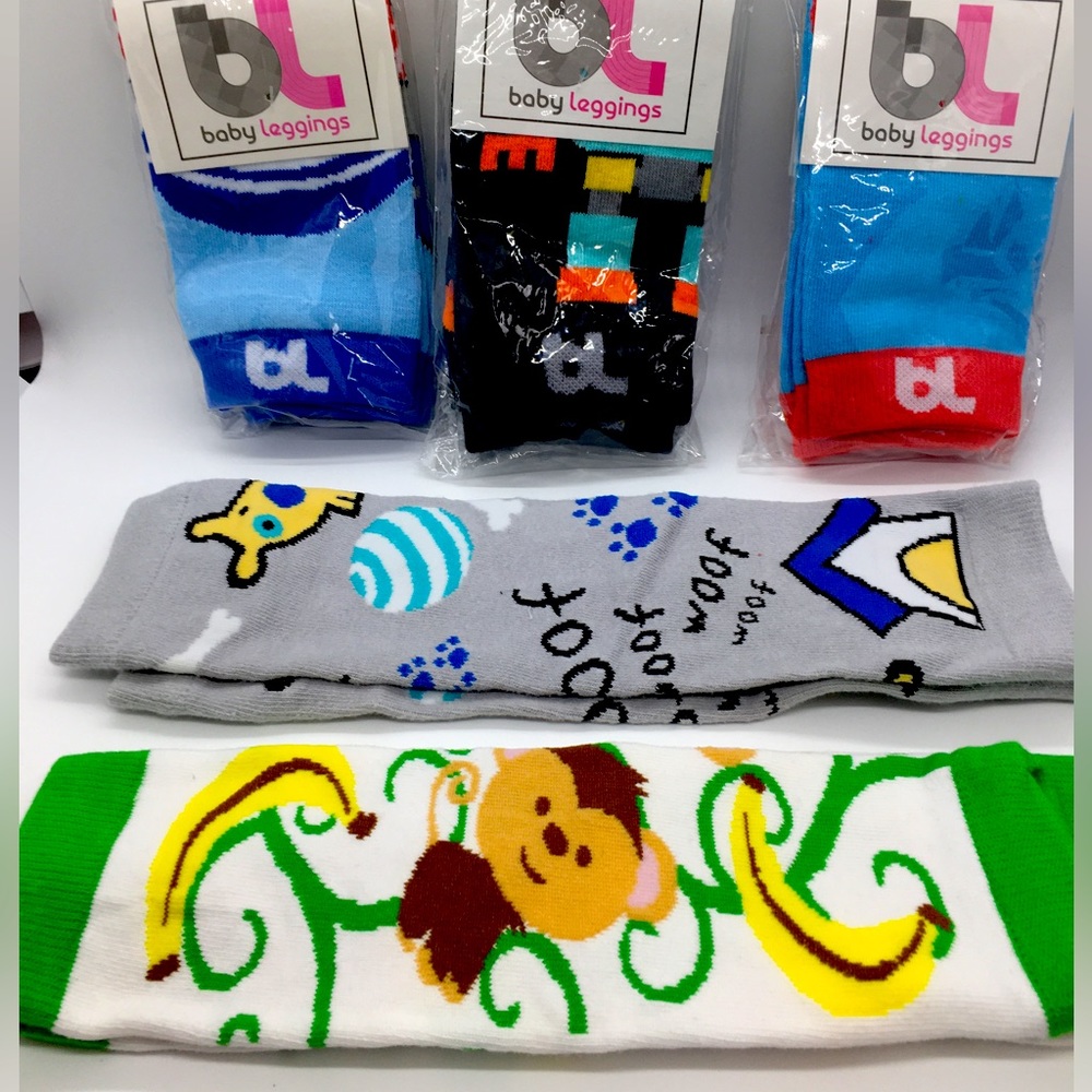 Lot of 7 Baby Leg warmers from Babyleggings.com